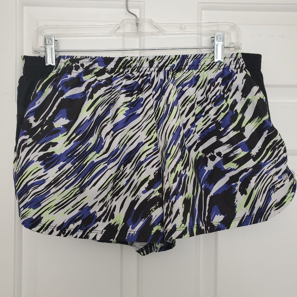 3for$25 workout shorts gym class blue lime black white medium